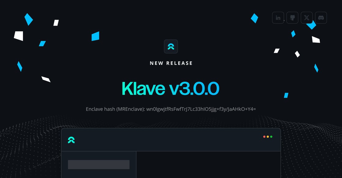 Klave 3.0 Post v2